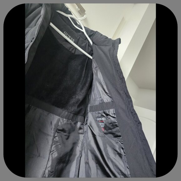 GUESS || Womens Long Puffer Jacket (SIZE M) - Picture 5 of 8